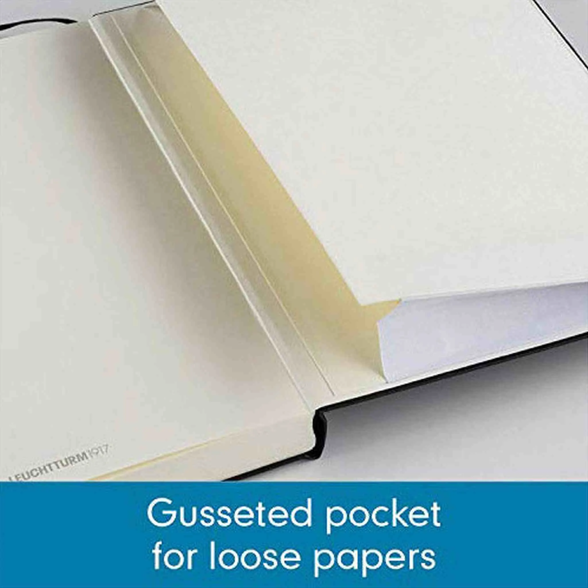 LEUCHTTURM1917 - Medium A5 Squared Hardcover Notebook (Azur) - 251 Numbered Pages