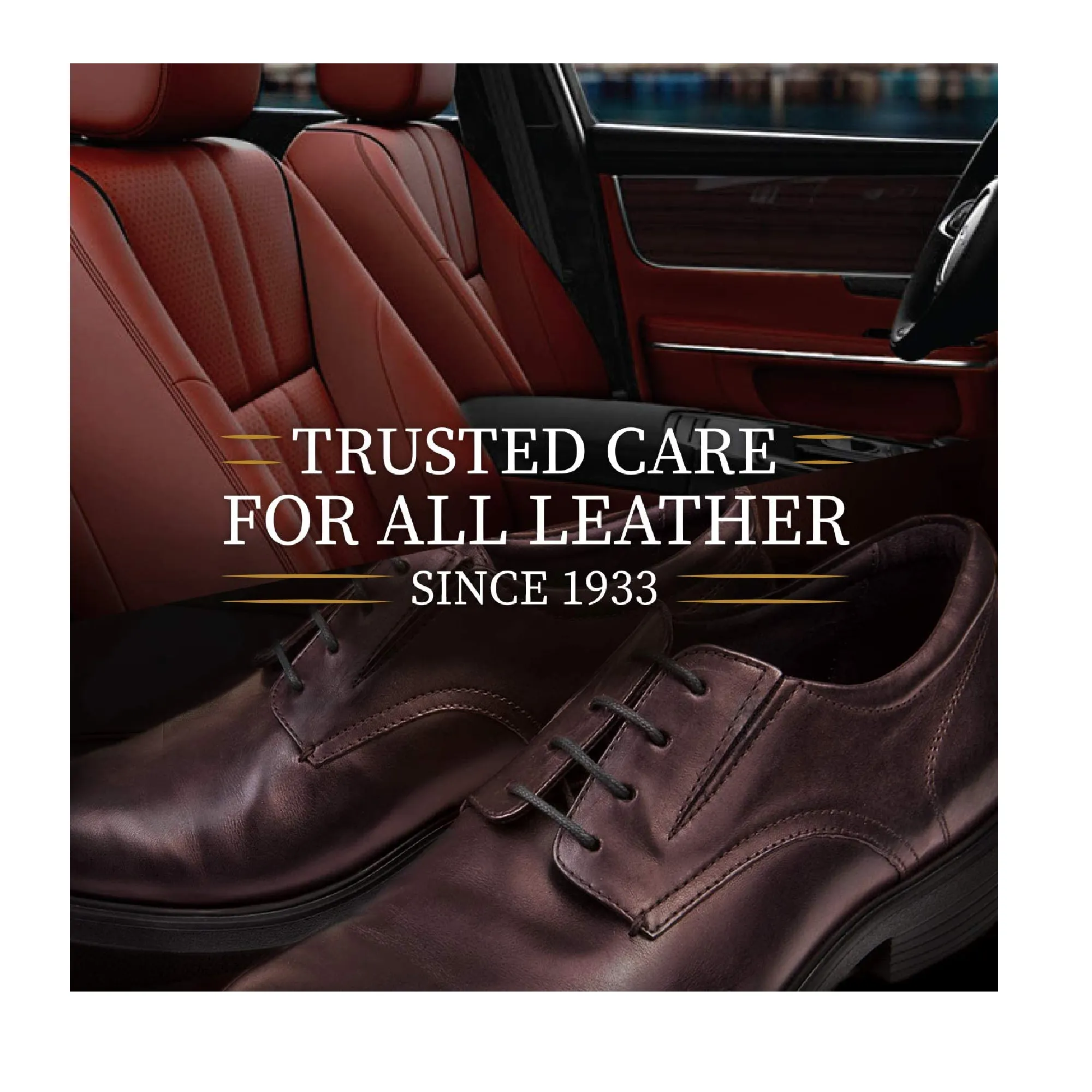 Lexol Leather Conditioner and Leather Cleaner Kit Use on Car Leather