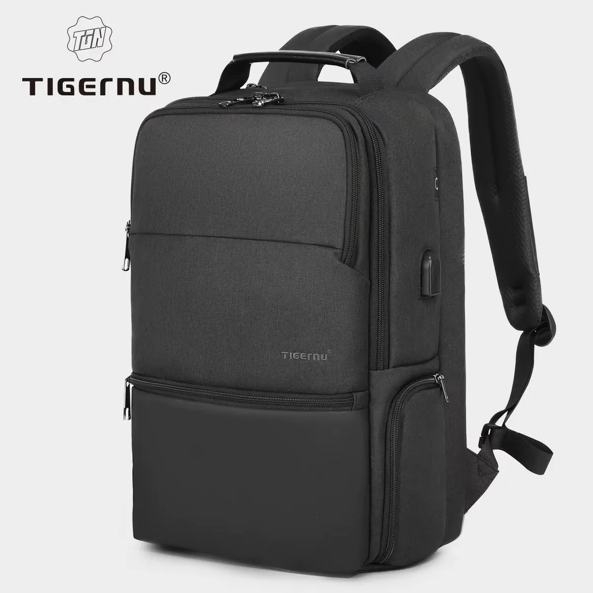 Lifetime Warranty Travel Backpack for Men 14-15.6-19'' Laptop Backpack Male Business Backpack Bag for School Mochila Masculina
