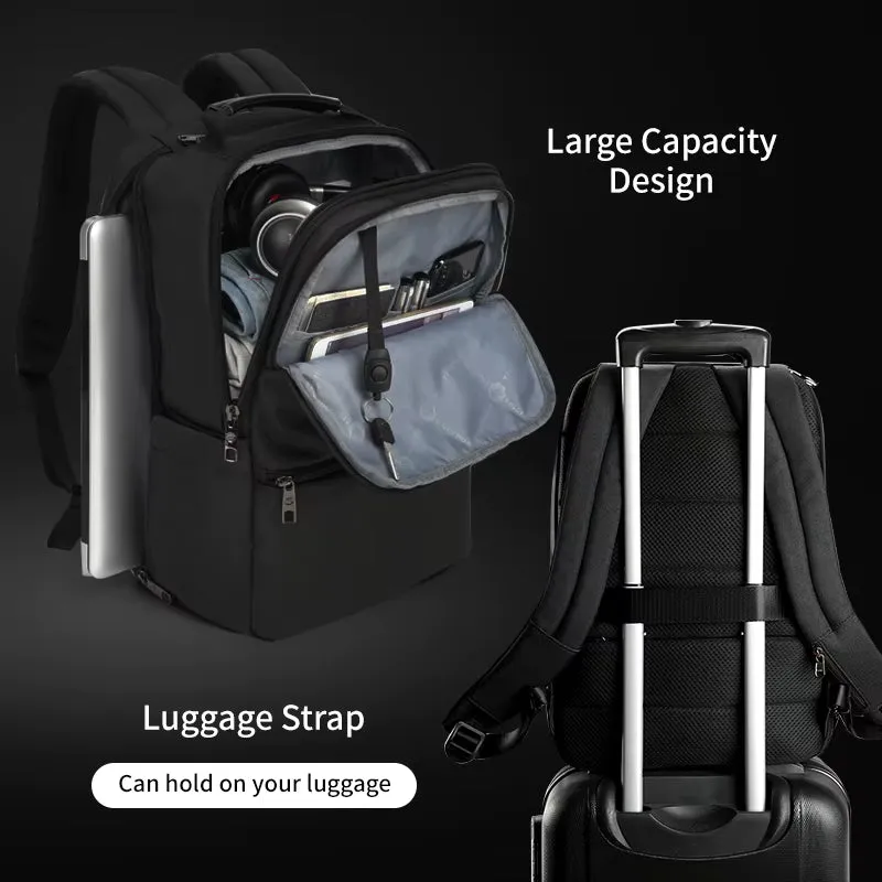 Lifetime Warranty Travel Backpack for Men 14-15.6-19'' Laptop Backpack Male Business Backpack Bag for School Mochila Masculina