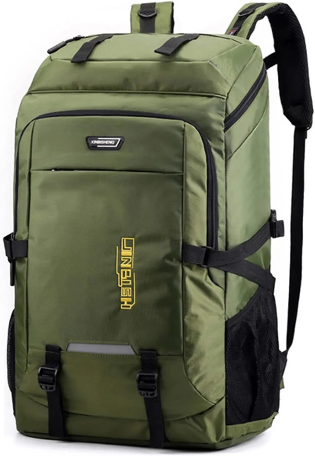 liuwei 80L Waterproof Camping Backpack for Men,Trekking Sport Bags Man Climbing Backpacks Outdoor Travel Bag Pack Unisex,Green
