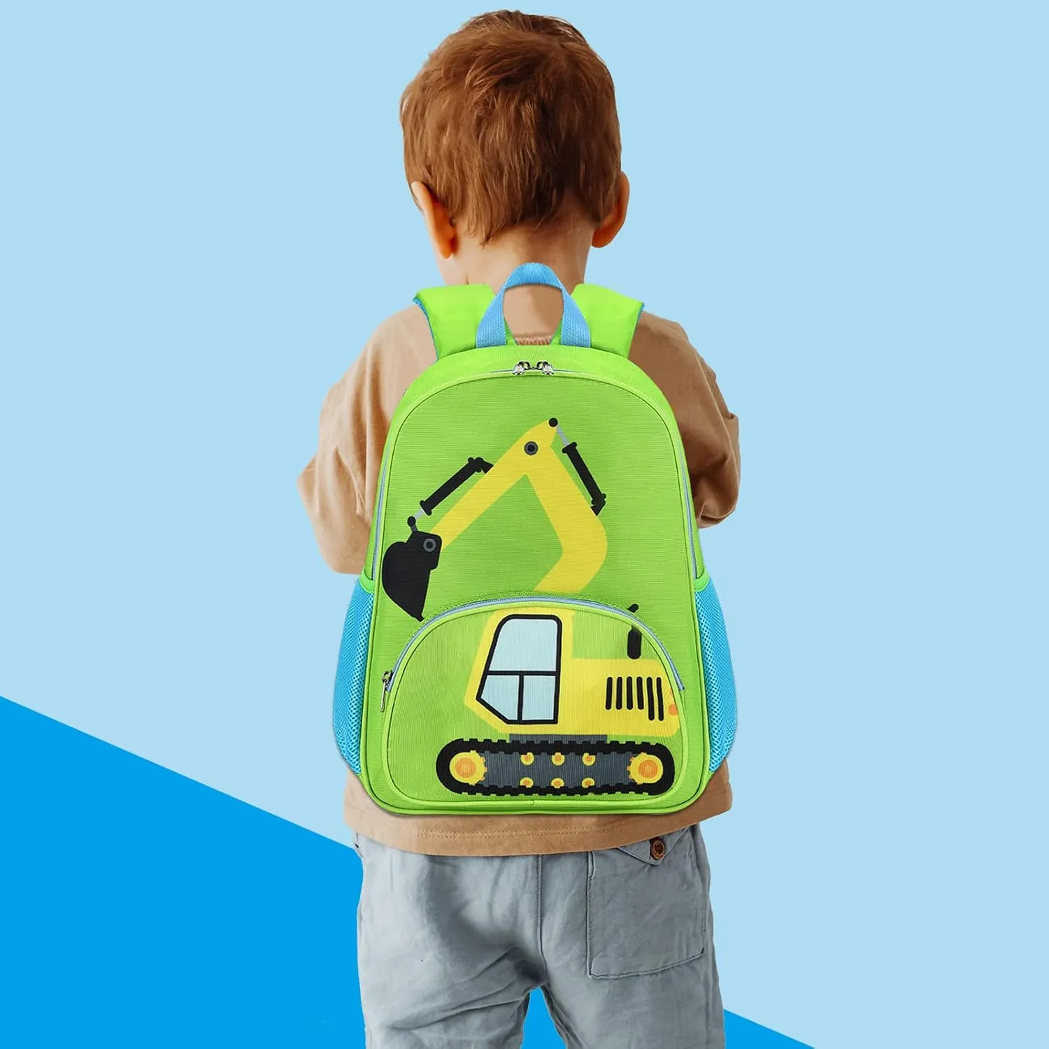 LOIDOU Backpack Boys Girls Preschool Backpacks for Kids School Bags Kindergarten BookBag Set Toddler Backpack with Lunch Box