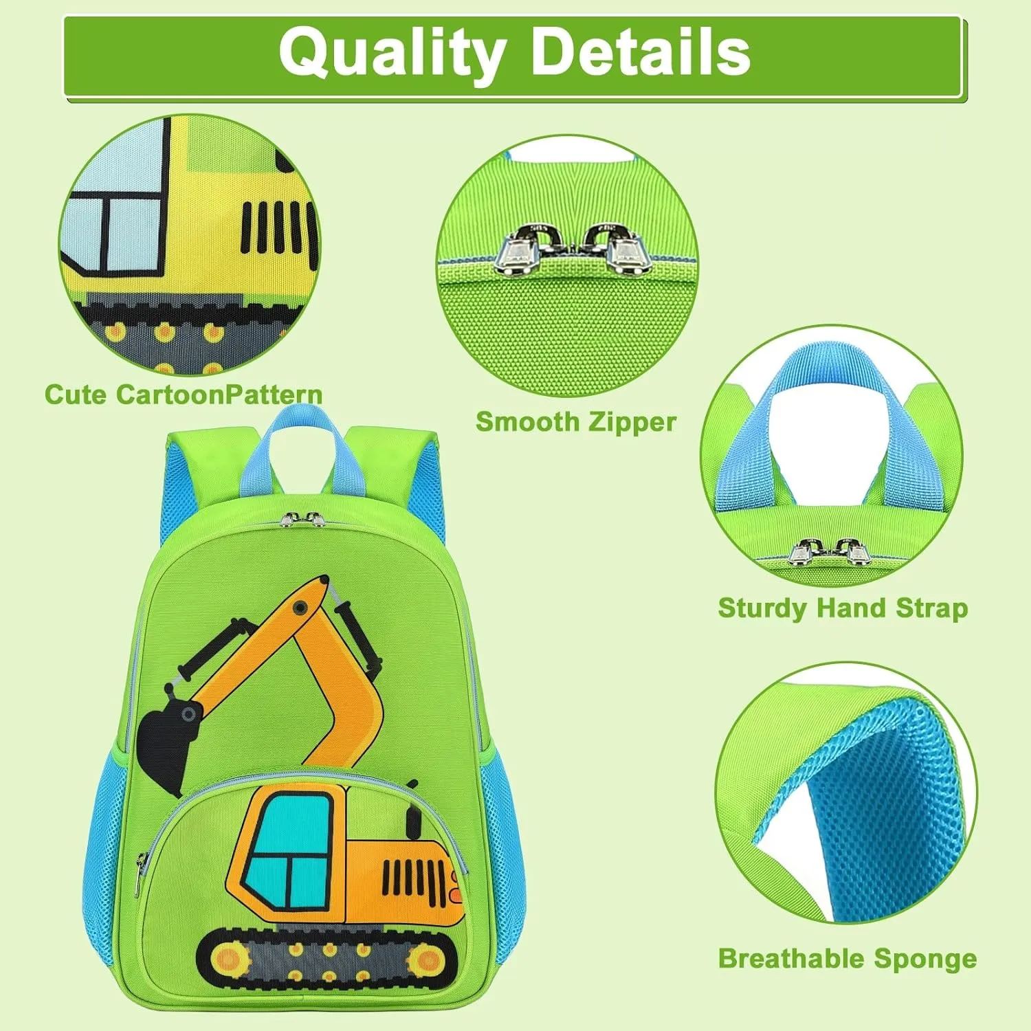 LOIDOU Backpack Boys Girls Preschool Backpacks for Kids School Bags Kindergarten BookBag Set Toddler Backpack with Lunch Box