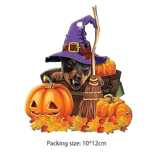 LOOM TREE® Halloween Pumpkin Halloween Decor Car Home Pendant for Table Home Cafes Style C | Parts & Accessories | Car & Truck Parts | Exterior | Exterior Door Handles