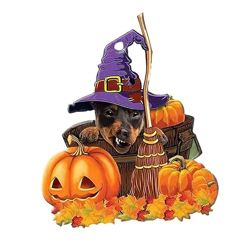 LOOM TREE® Halloween Pumpkin Halloween Decor Car Home Pendant for Table Home Cafes Style C | Parts & Accessories | Car & Truck Parts | Exterior | Exterior Door Handles