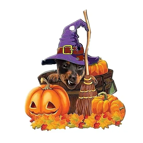 LOOM TREE® Halloween Pumpkin Halloween Decor Car Home Pendant for Table Home Cafes Style C | Parts & Accessories | Car & Truck Parts | Exterior | Exterior Door Handles
