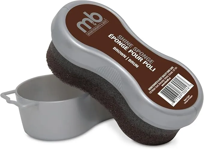 M&B Shine Sponge, Shoe Polish for Leather Footwear, Shoe Shine Sponge, Shoe Accessories
