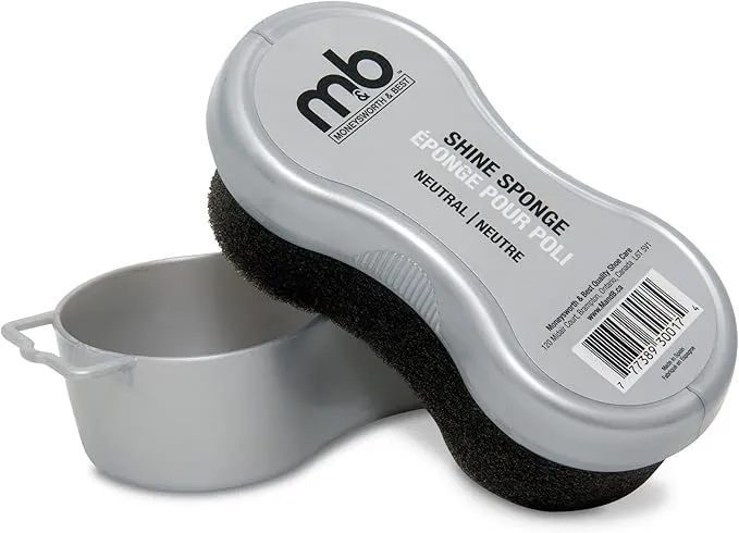 M&B Shine Sponge, Shoe Polish for Leather Footwear, Shoe Shine Sponge, Shoe Accessories