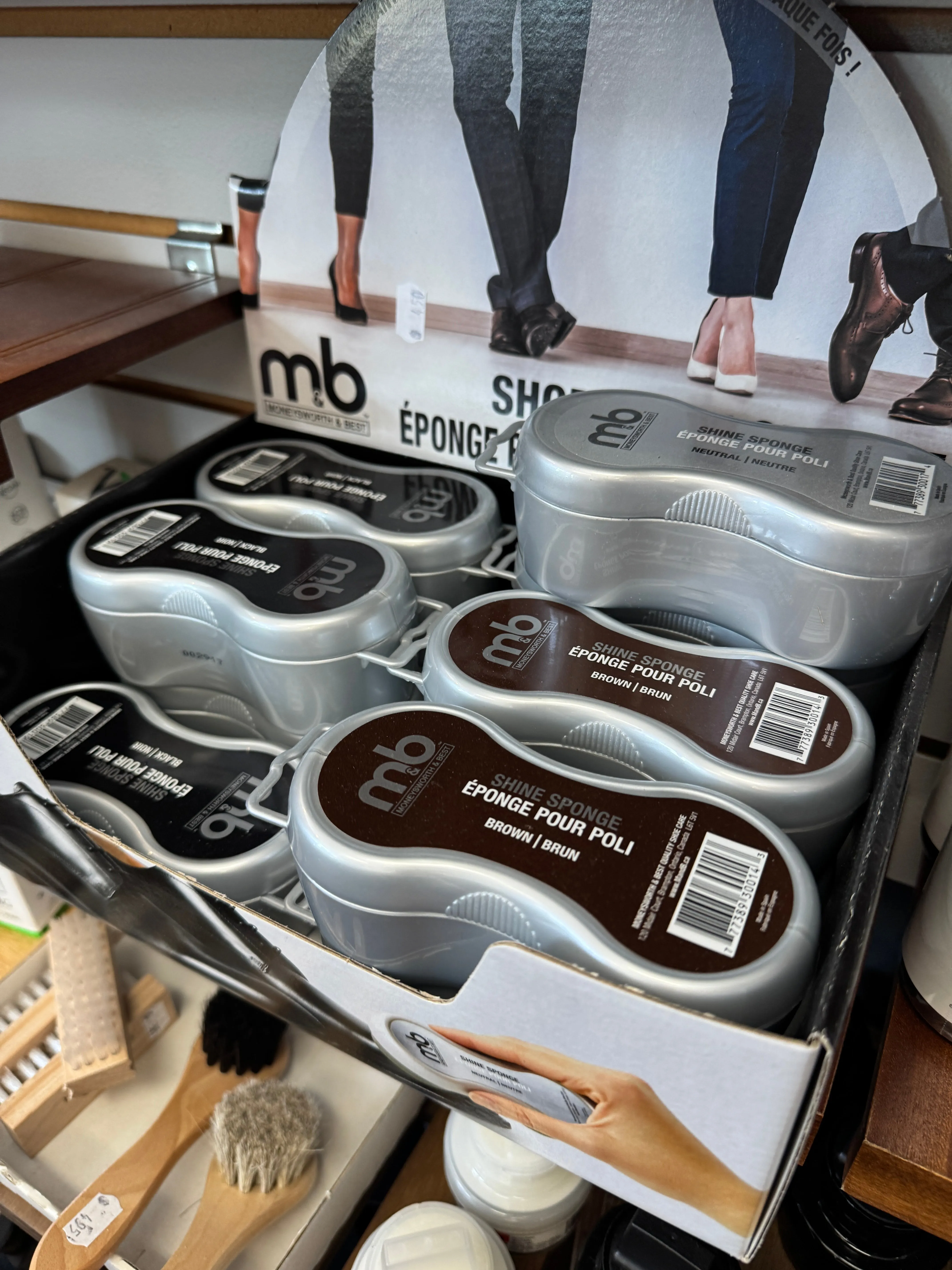 M&B Shine Sponge, Shoe Polish for Leather Footwear, Shoe Shine Sponge, Shoe Accessories