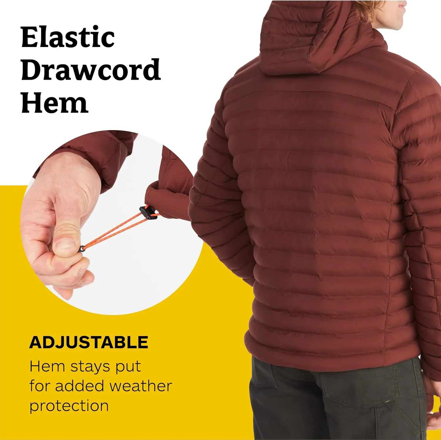 MARMOT Men's Echo Featherless Hoody - Lightweight Down-Alternative Puffer Jacket with Hood