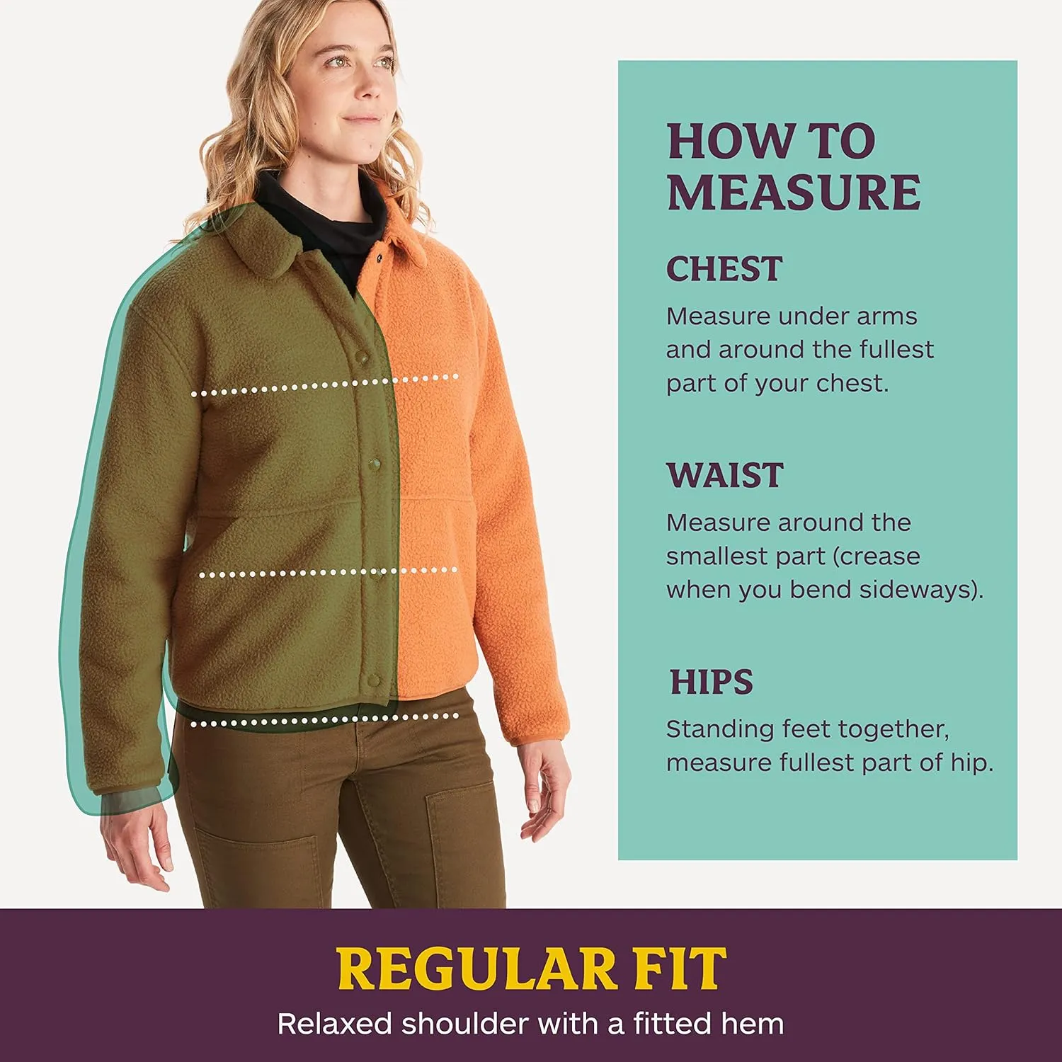 MARMOT Women's Aros Button-Up Jacket - Sherpa Fleece with Retro Style