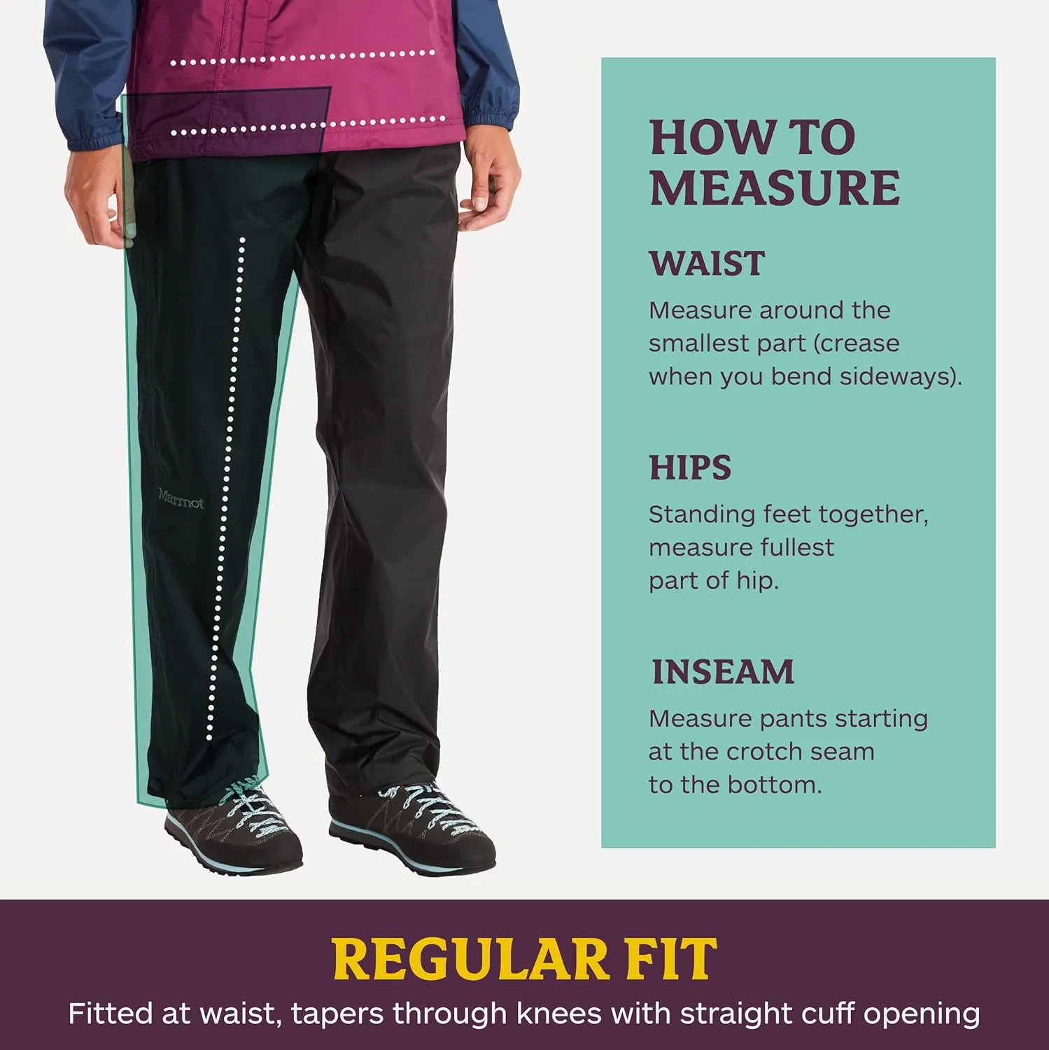 MARMOT Women's Wm's Precip Eco Full Zip Pants