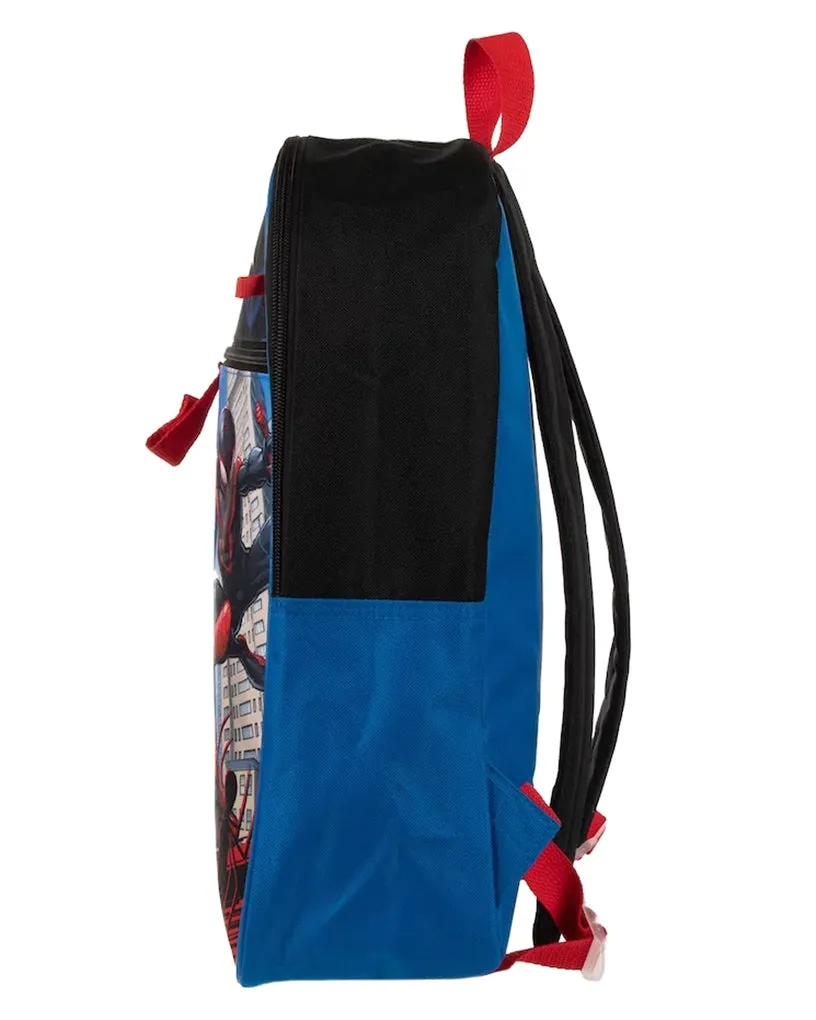 Marvel Spider-Man Miles Morales and Spidey 5-Piece 16" Youth Backpack Combo Set