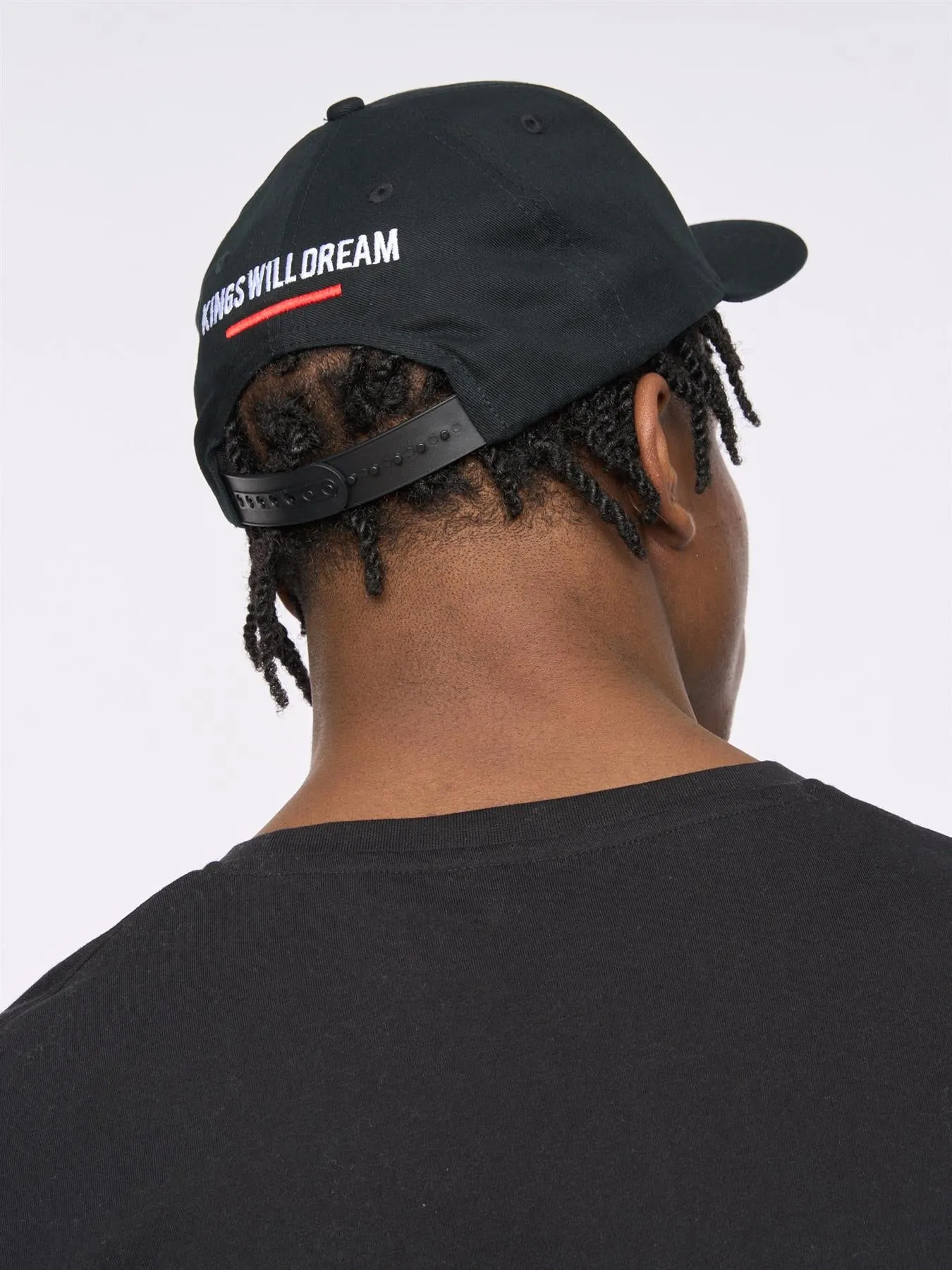 Mens Tagged Baseball Cap Black