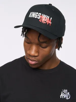 Mens Tagged Baseball Cap Black