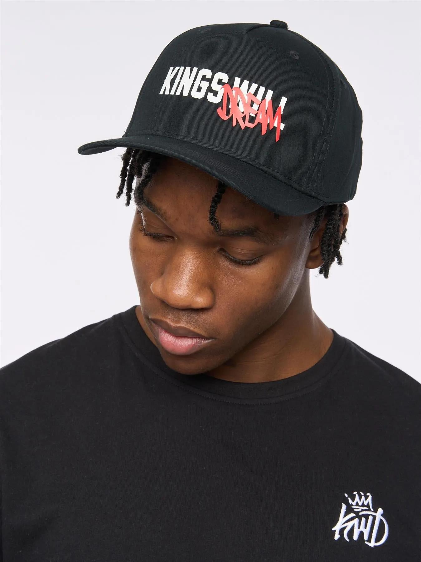 Mens Tagged Baseball Cap Black