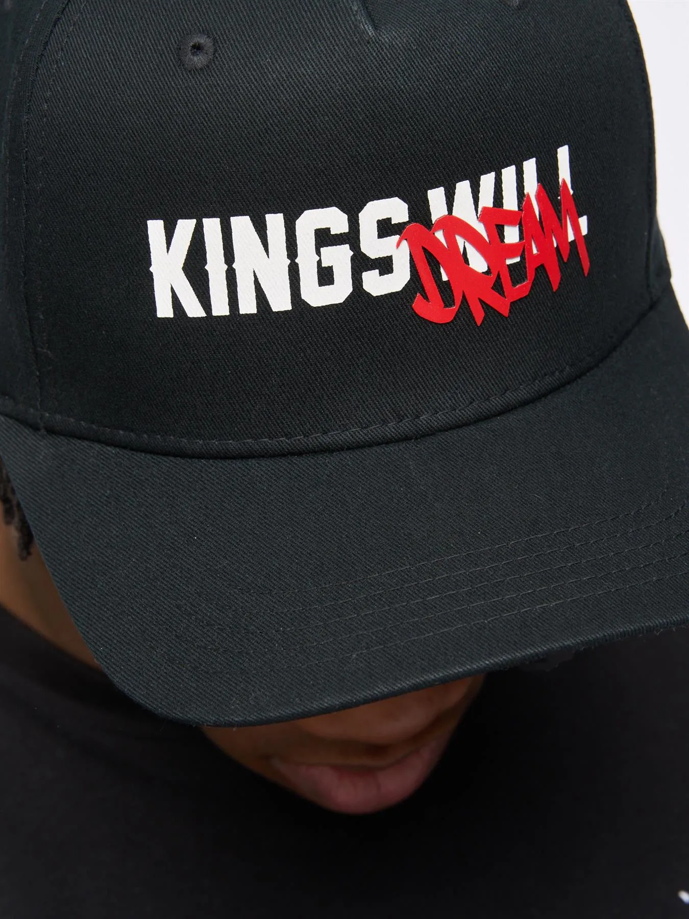 Mens Tagged Baseball Cap Black