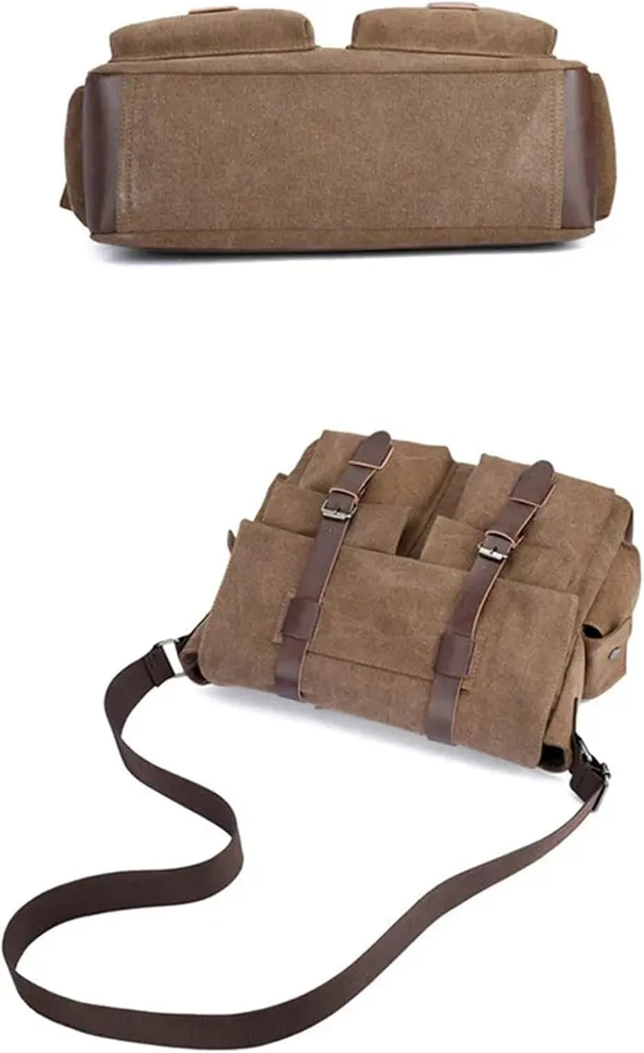 Men's Vintage Canvas Bag Men Casual Crossbody Bag For Men Messenger Bag Man Travel Shoulder
