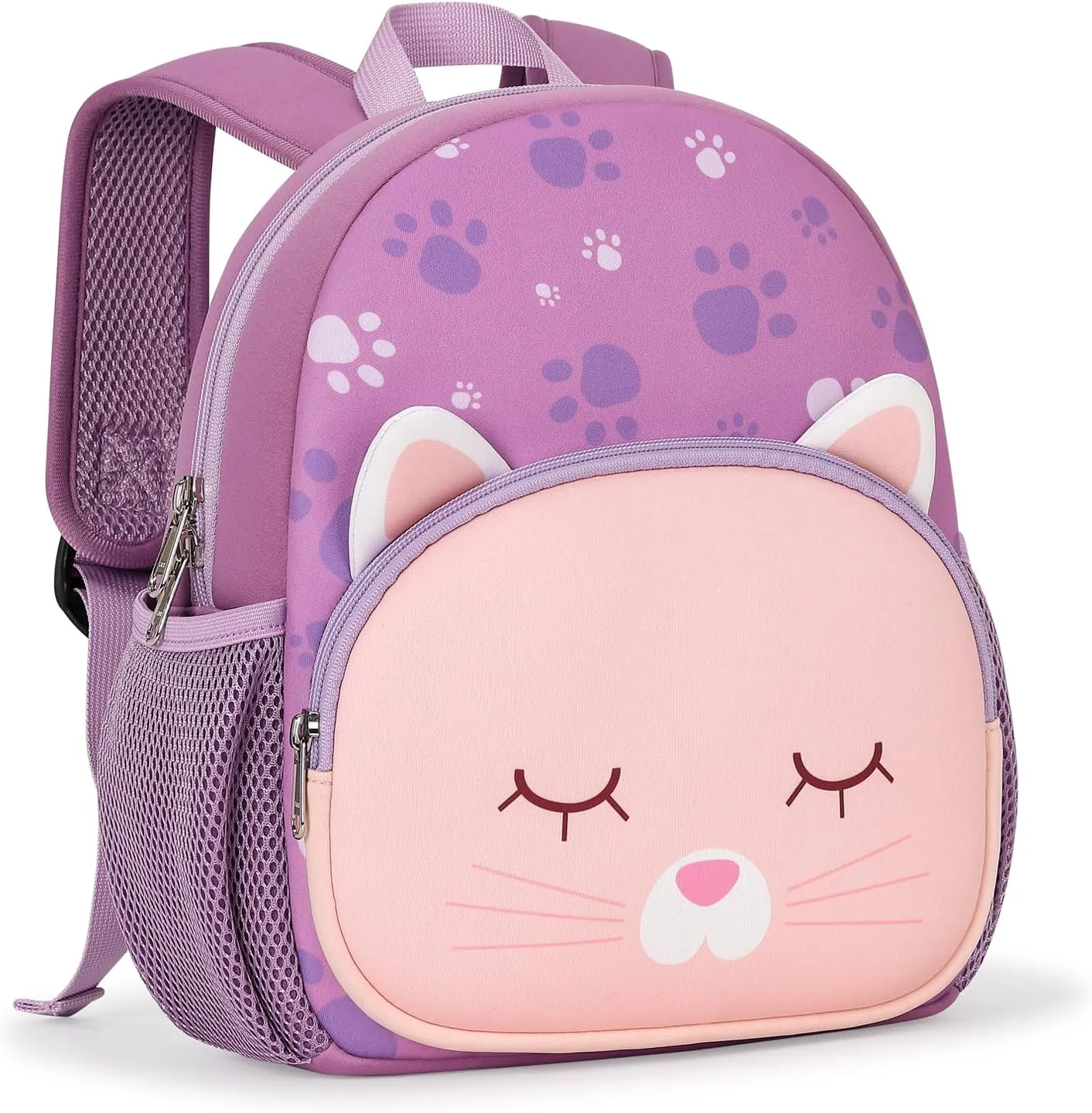 mibasies Toddler Backpacks for Girls 2-4: Baby Preschool Backpack - Kids Cat Backpack for Boys Girls - 12inch Mini School Bag