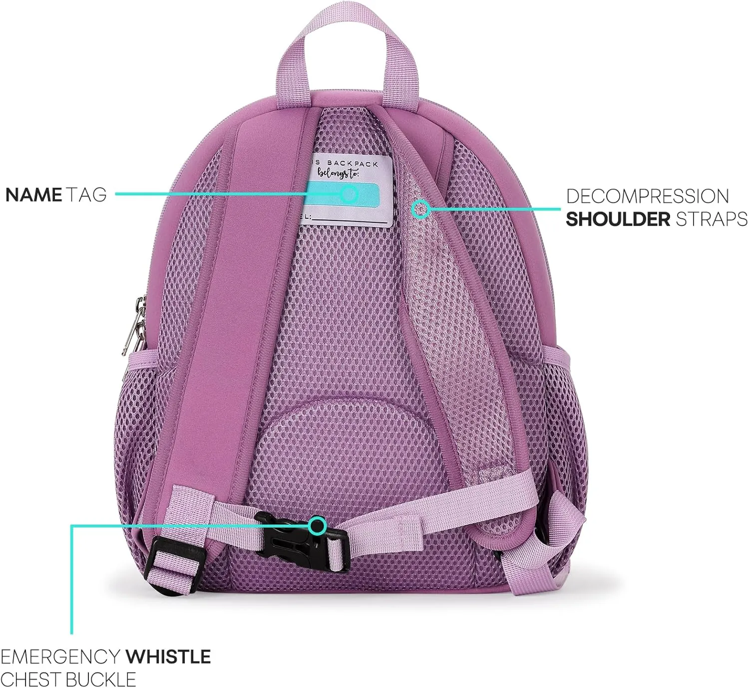 mibasies Toddler Backpacks for Girls 2-4: Baby Preschool Backpack - Kids Cat Backpack for Boys Girls - 12inch Mini School Bag