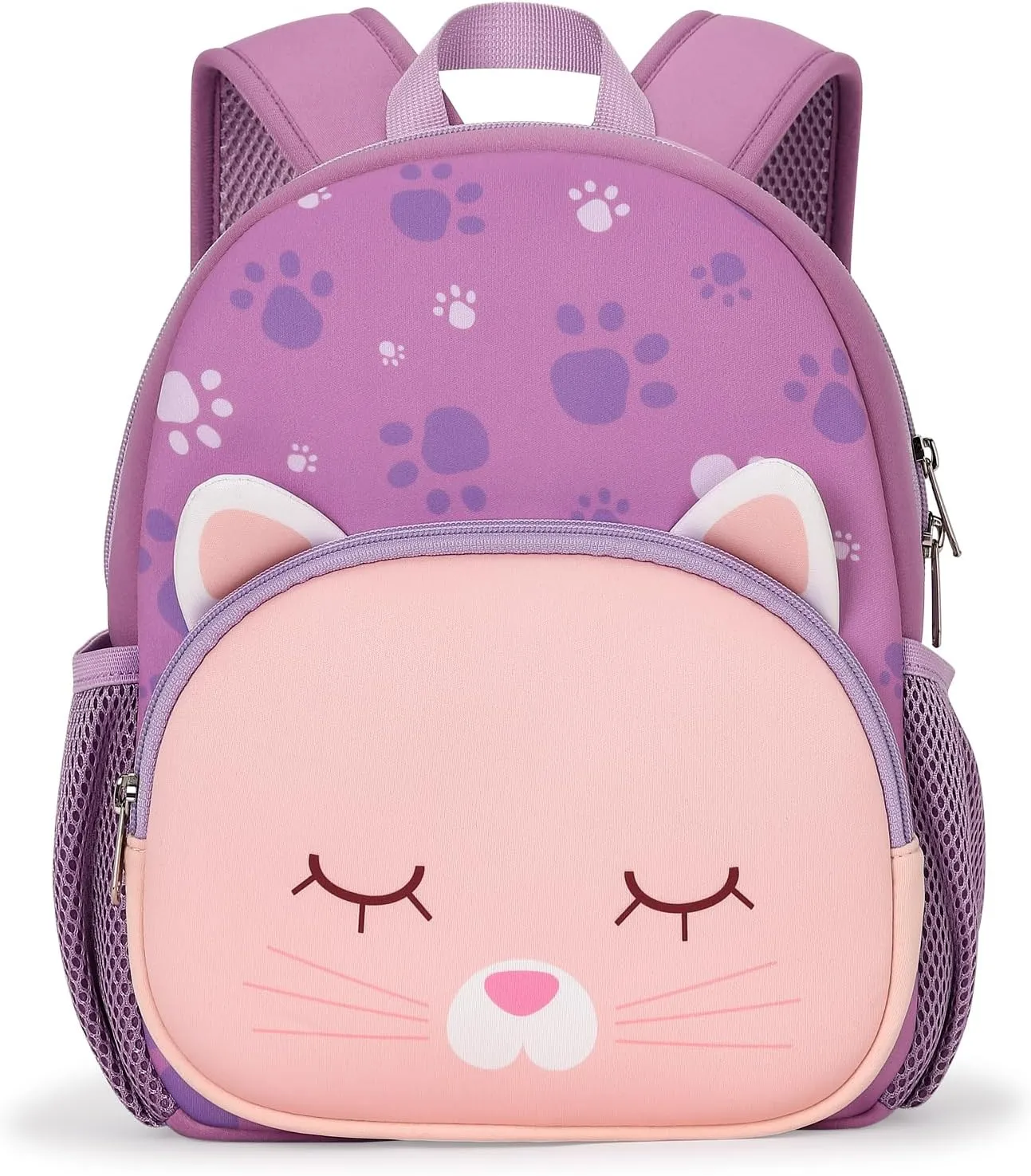 mibasies Toddler Backpacks for Girls 2-4: Baby Preschool Backpack - Kids Cat Backpack for Boys Girls - 12inch Mini School Bag