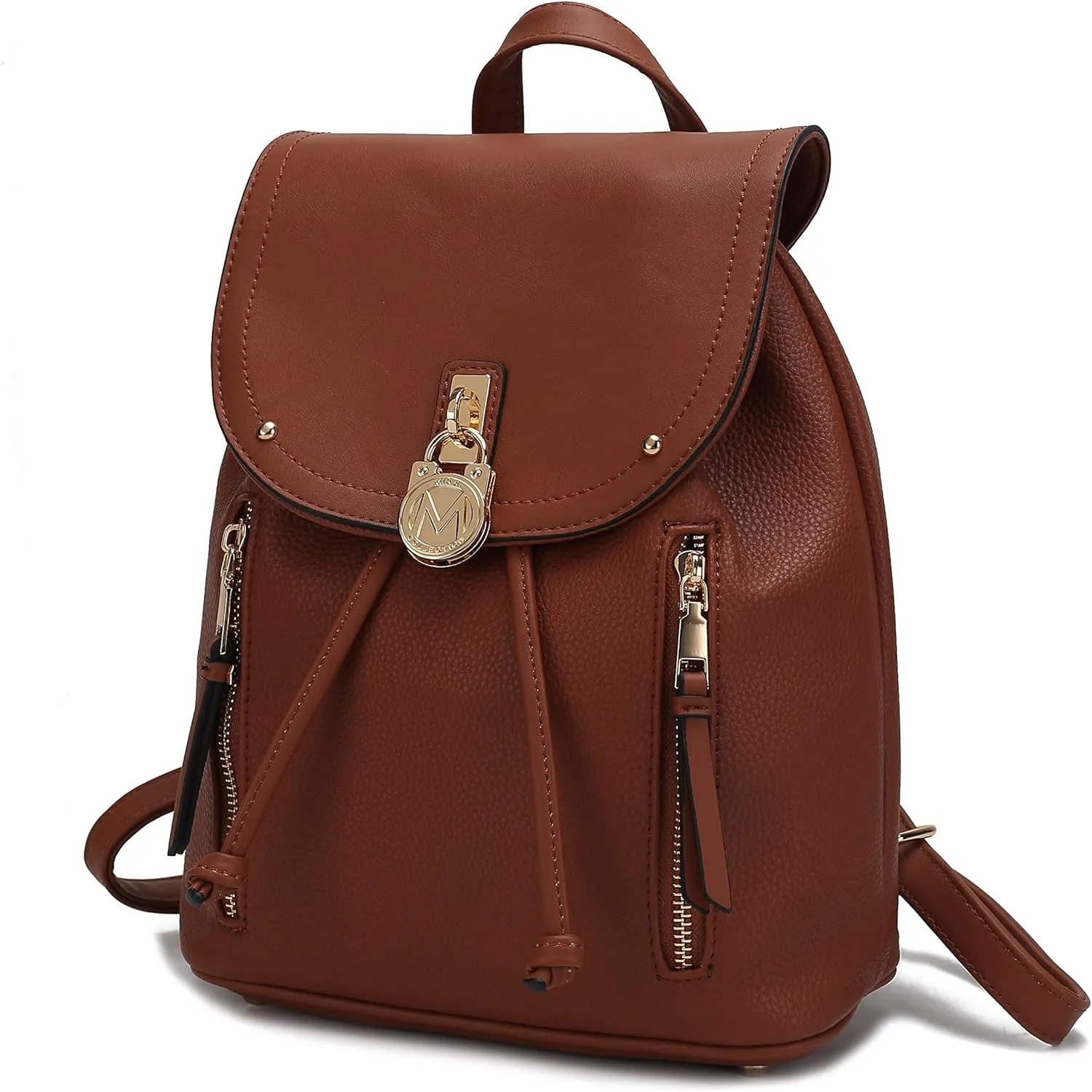 MKF Collection Backpack Purse for Women, Vegan Leather Top-Handle Fashion Daypack
