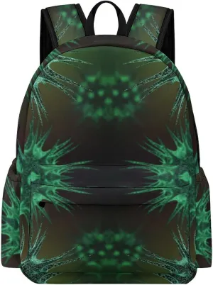 Molecules of The Virus Casual Backpack Travel Hiking Laptop Business Bag for Men Women Work Camping Gym, 42x30x15cm