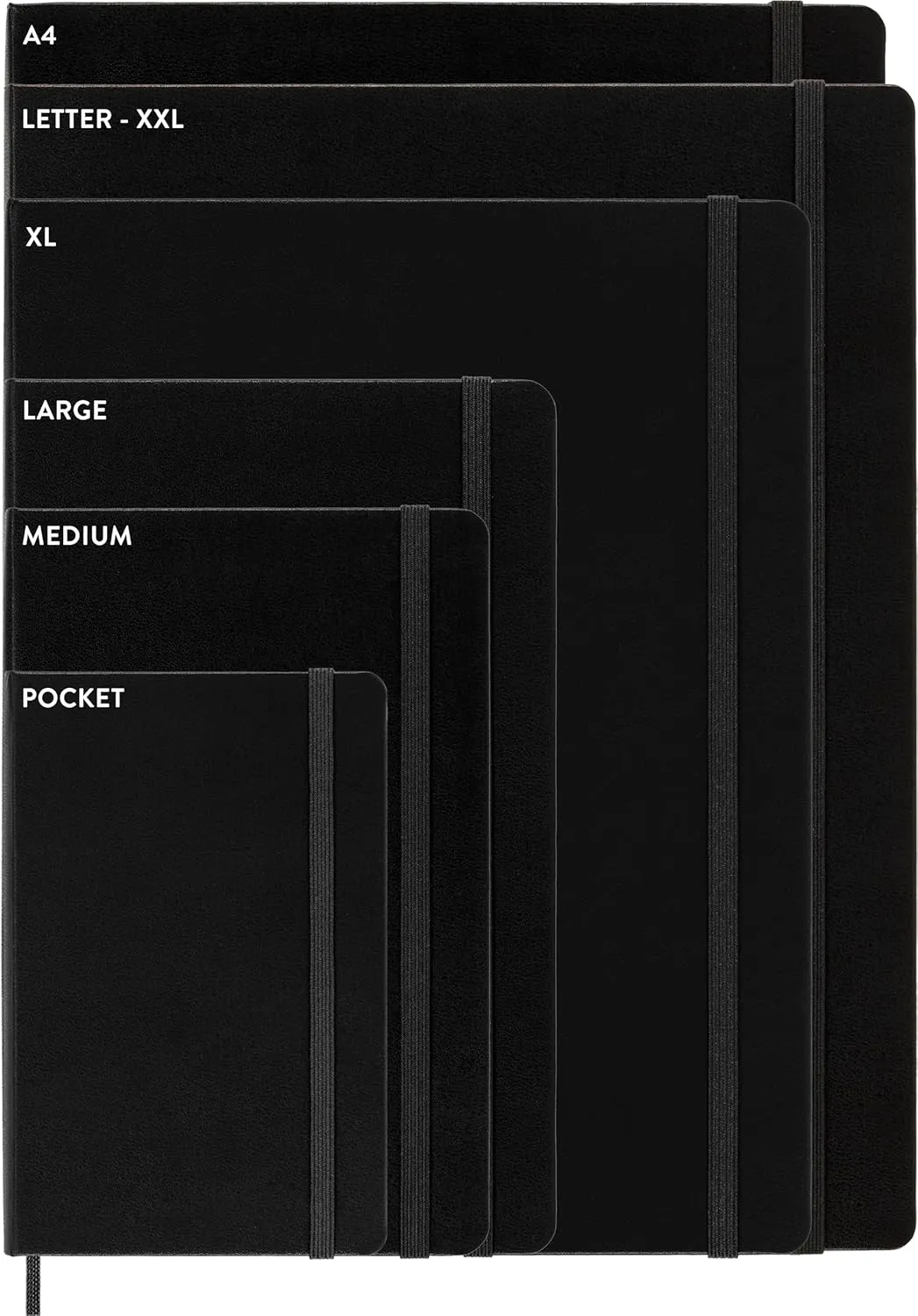 Moleskine Cahier Journal, Soft Cover, Pocket (3.5" x 5.5") Dotted, Black, 64 Pages (Set of 3)