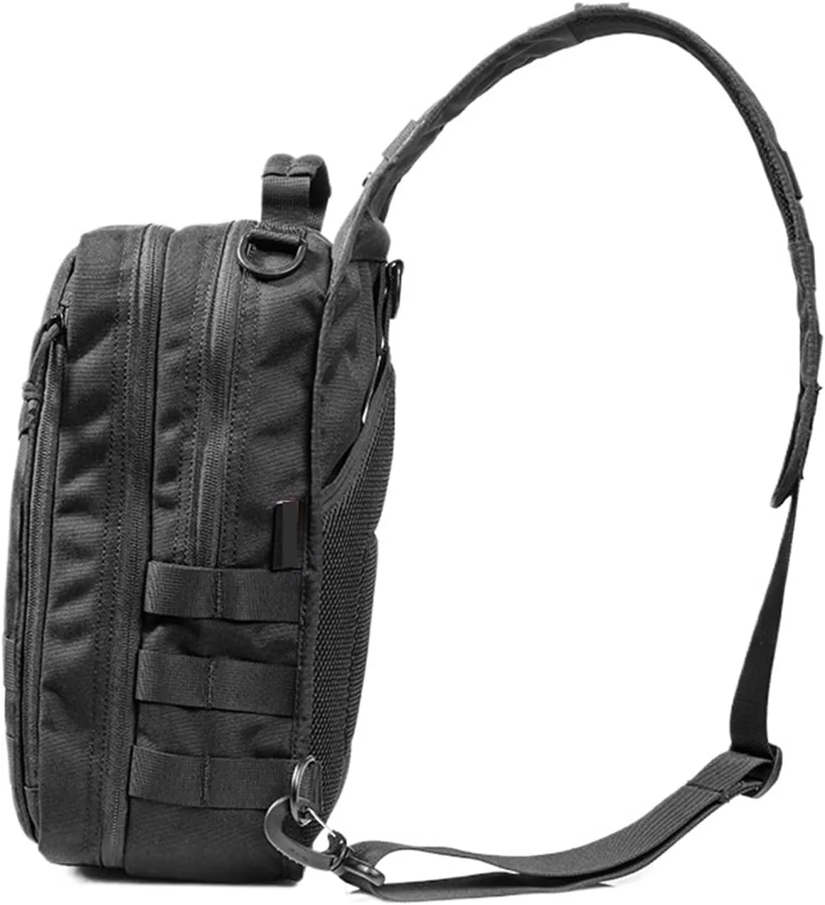 Multi-function Camous Bag Outdoor Hiking Travel Oblique Satchel Chest Bag 1000D Sports Shoulder Bag(Khaki)