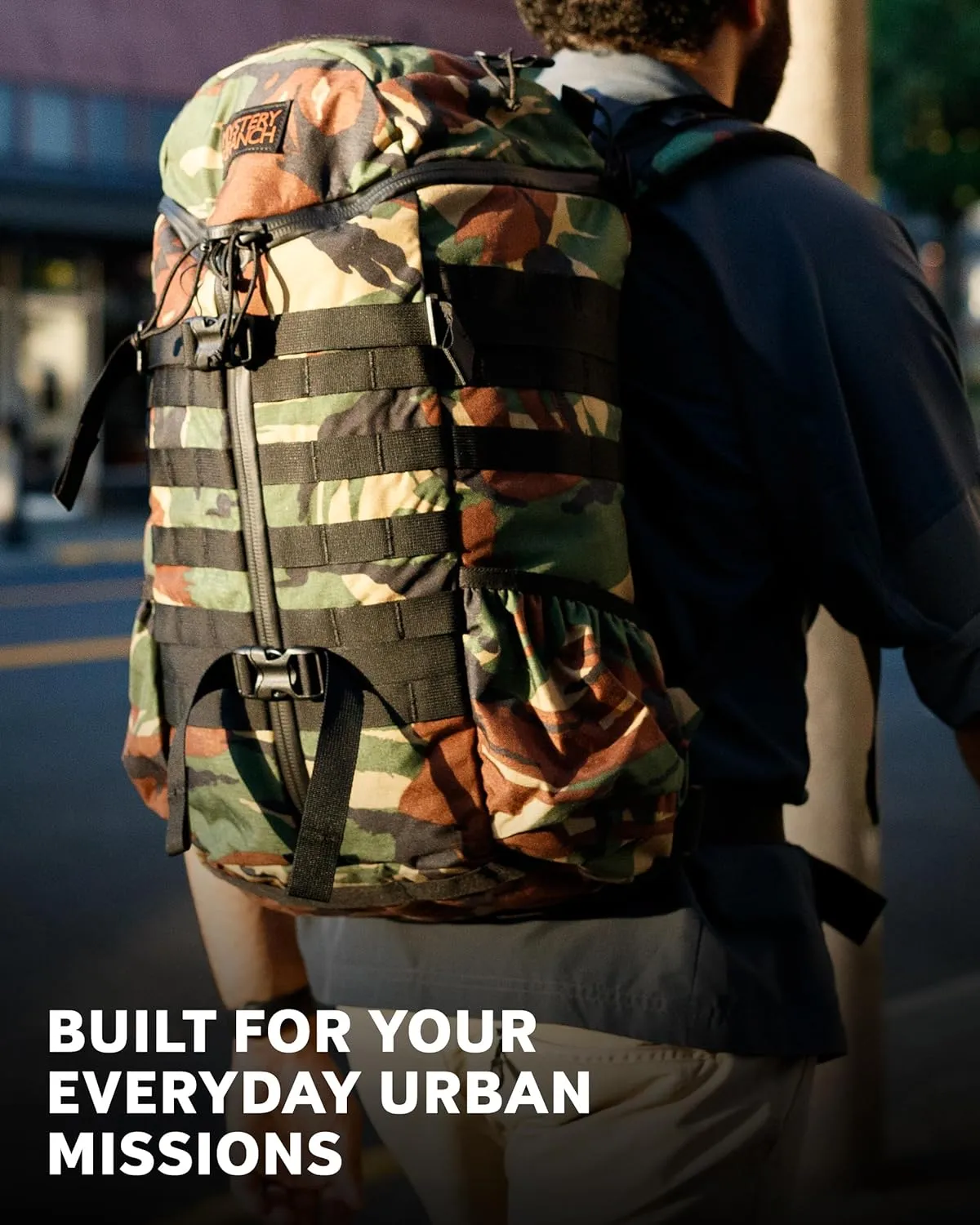Mystery Ranch 2 Day Backpack - 3-Zip, Weatherproof Design Perfect for Travel, Hiking & Everyday Carry - 27L, Hummus, L/XL