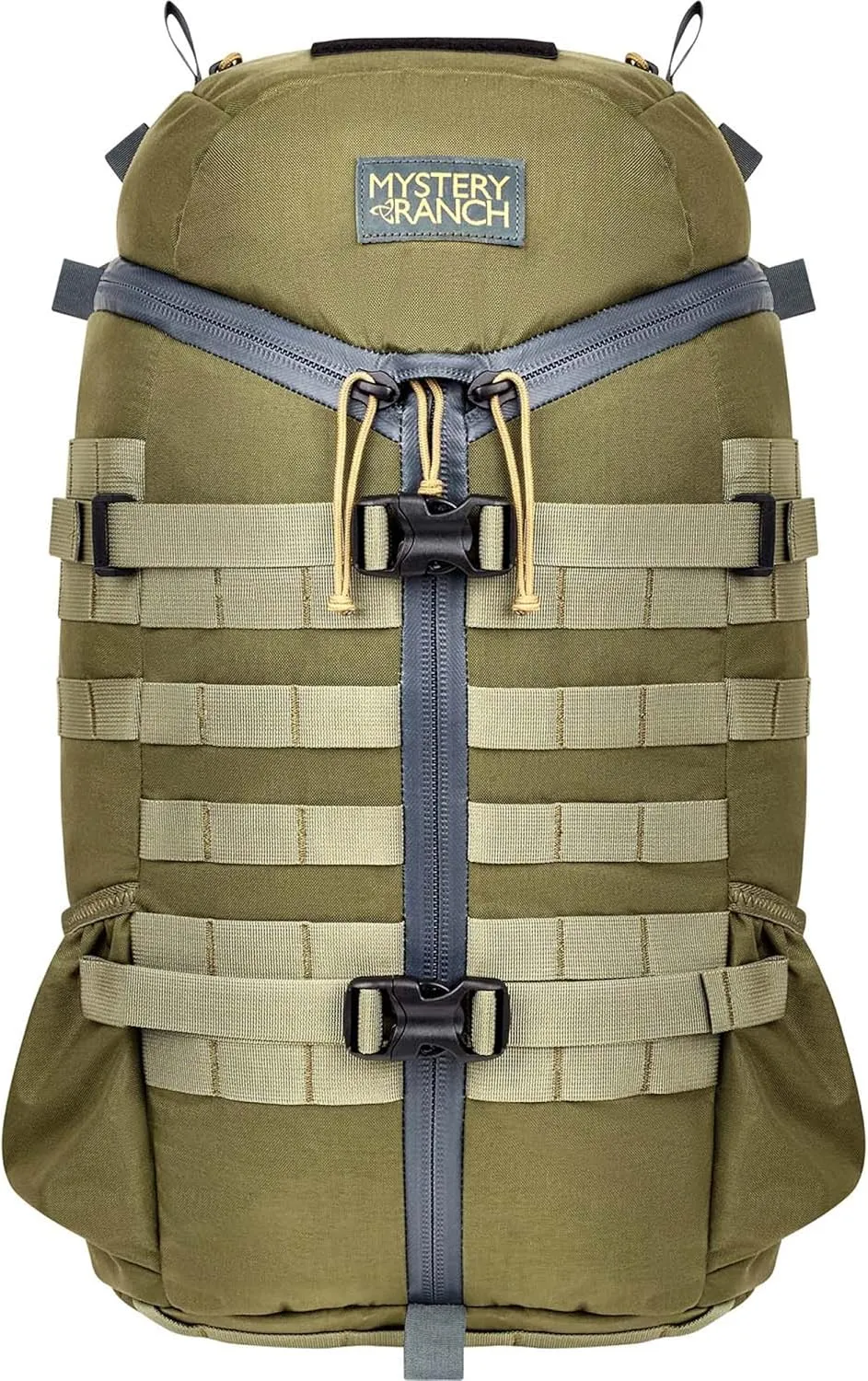 Mystery Ranch 2 Day Backpack - 3-Zip, Weatherproof Design Perfect for Travel, Hiking & Everyday Carry - 27L, Ponderosa, L/XL