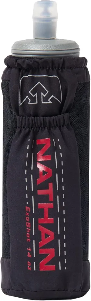 Nathan ExoDraw & ExoShot 2.0, Handheld Running Water Bottle for Marathons, Hiking, Ultra Running & Outdoor Activity