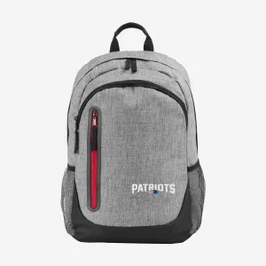 New England Patriots Heather Grey Bold Color Backpack