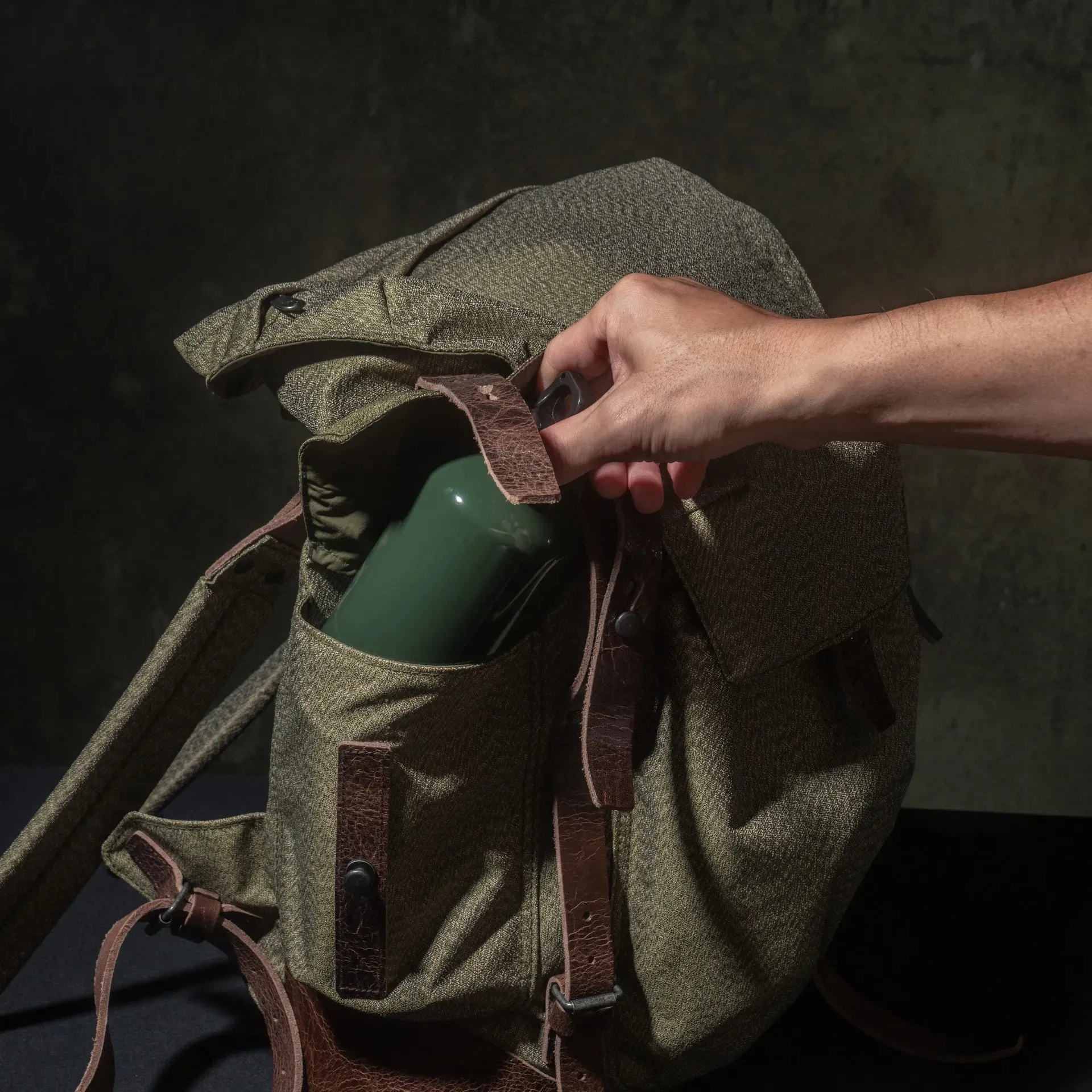 NEW ! WOTANCRAFT Messenger bag "SALT & PEPPER" 10L