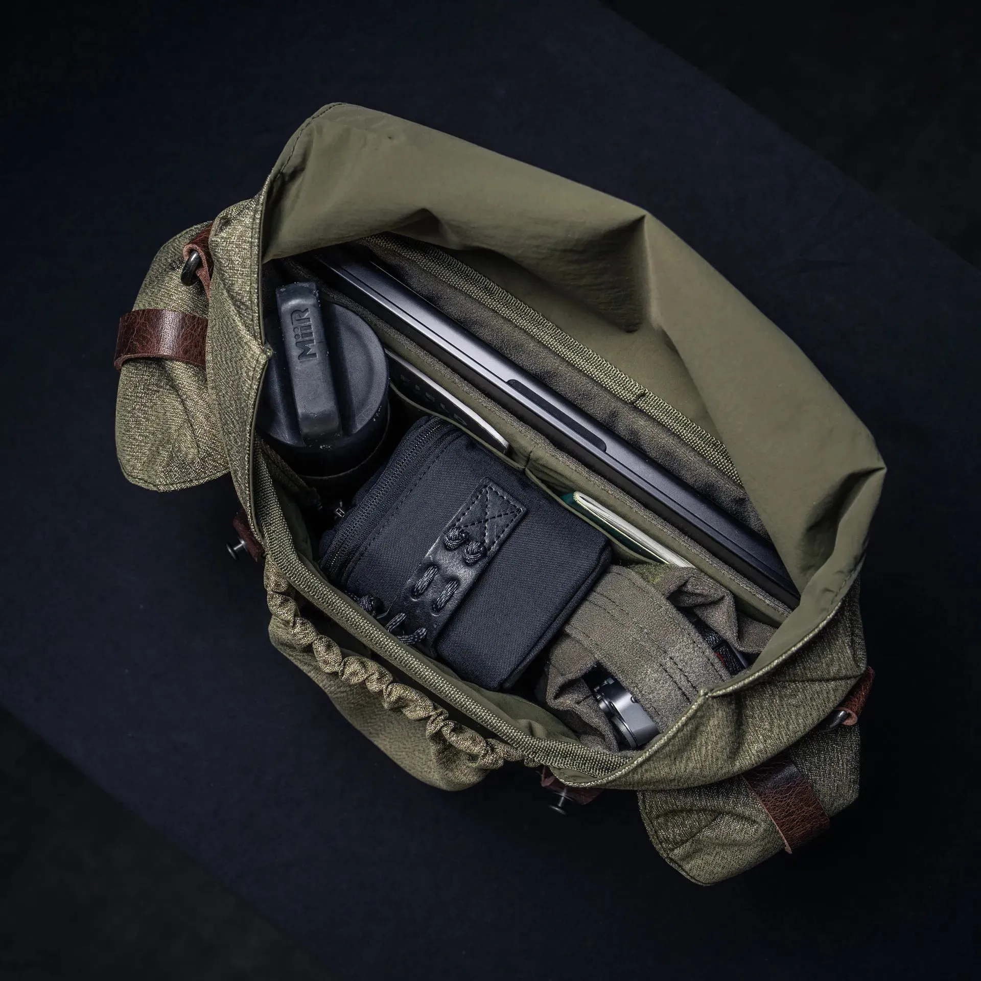 NEW ! WOTANCRAFT Messenger bag "SALT & PEPPER" 10L