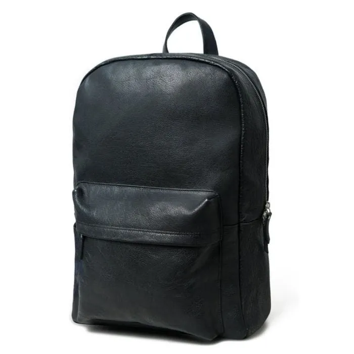NoirTrek Leather Backpack