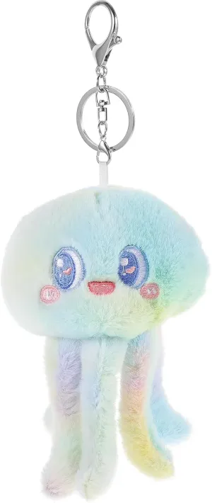 Octopus Plush Keychain Octopus Stuffed Animal Toy Soft Plush Ocean Animal Octopus Charm Keyring for Handbag Purse