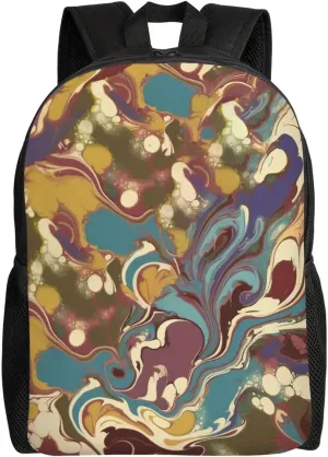 OUSIKA Romano Art Backpack Casual Travel Daypack Lightweight Laptop Bags Laptop Backpacks For Women Men