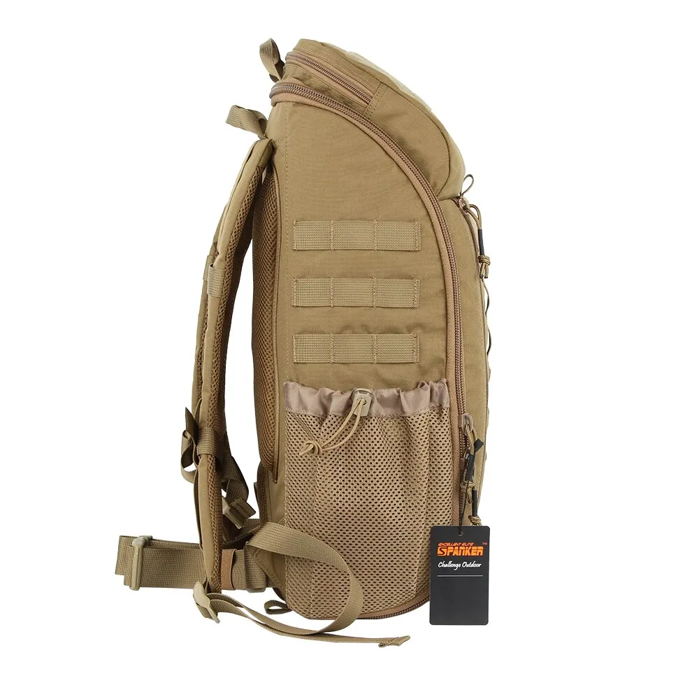 Outdoor MOLLE Men's Camo Backpacks Two-Way Zipper Nylon Backpack Hunting Waterproof First aid Backpack