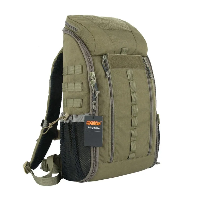 Outdoor MOLLE Men's Camo Backpacks Two-Way Zipper Nylon Backpack Hunting Waterproof First aid Backpack