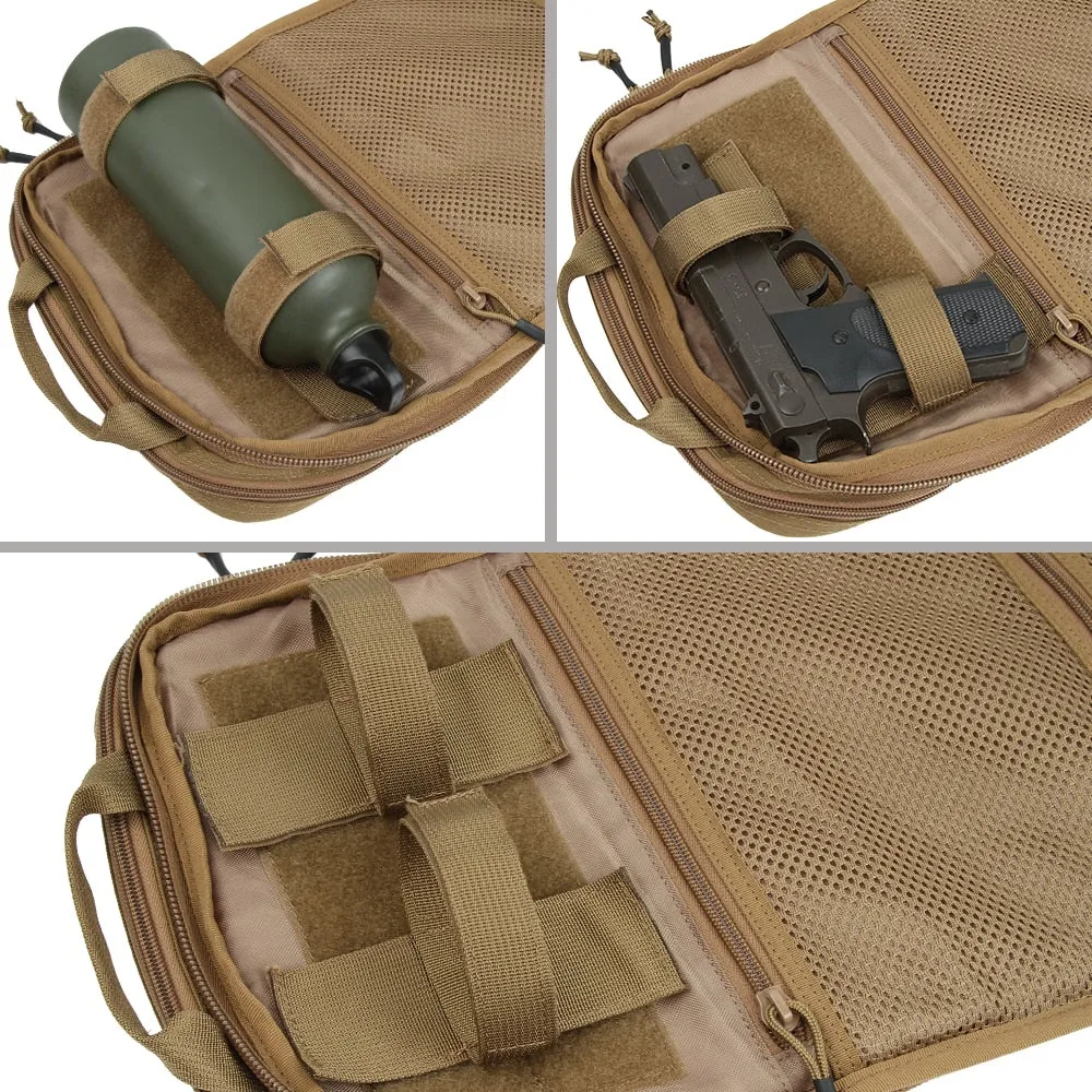 Outdoor MOLLE Men's Camo Backpacks Two-Way Zipper Nylon Backpack Hunting Waterproof First aid Backpack