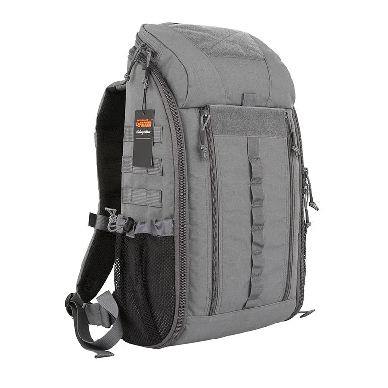 Outdoor MOLLE Men's Camo Backpacks Two-Way Zipper Nylon Backpack Hunting Waterproof First aid Backpack
