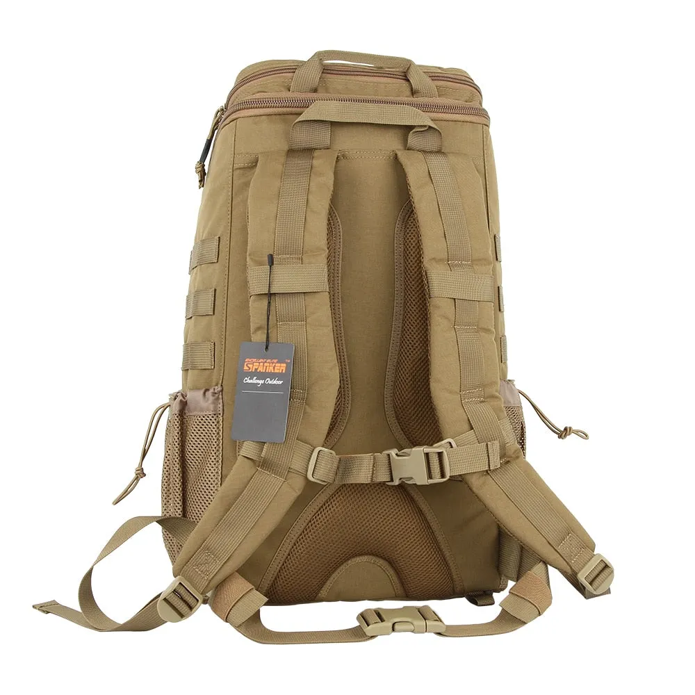 Outdoor MOLLE Men's Camo Backpacks Two-Way Zipper Nylon Backpack Hunting Waterproof First aid Backpack