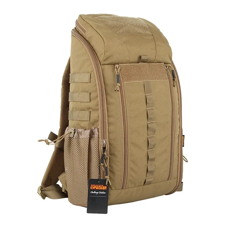 Outdoor MOLLE Men's Camo Backpacks Two-Way Zipper Nylon Backpack Hunting Waterproof First aid Backpack