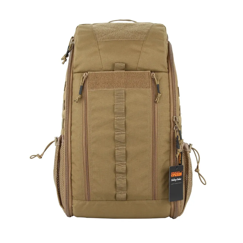 Outdoor MOLLE Men's Camo Backpacks Two-Way Zipper Nylon Backpack Hunting Waterproof First aid Backpack