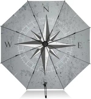 Oyihfvs Automatic Umbrella, Folding Umbrella Reinforced Anti-UV Sun rain Auto Open/Close