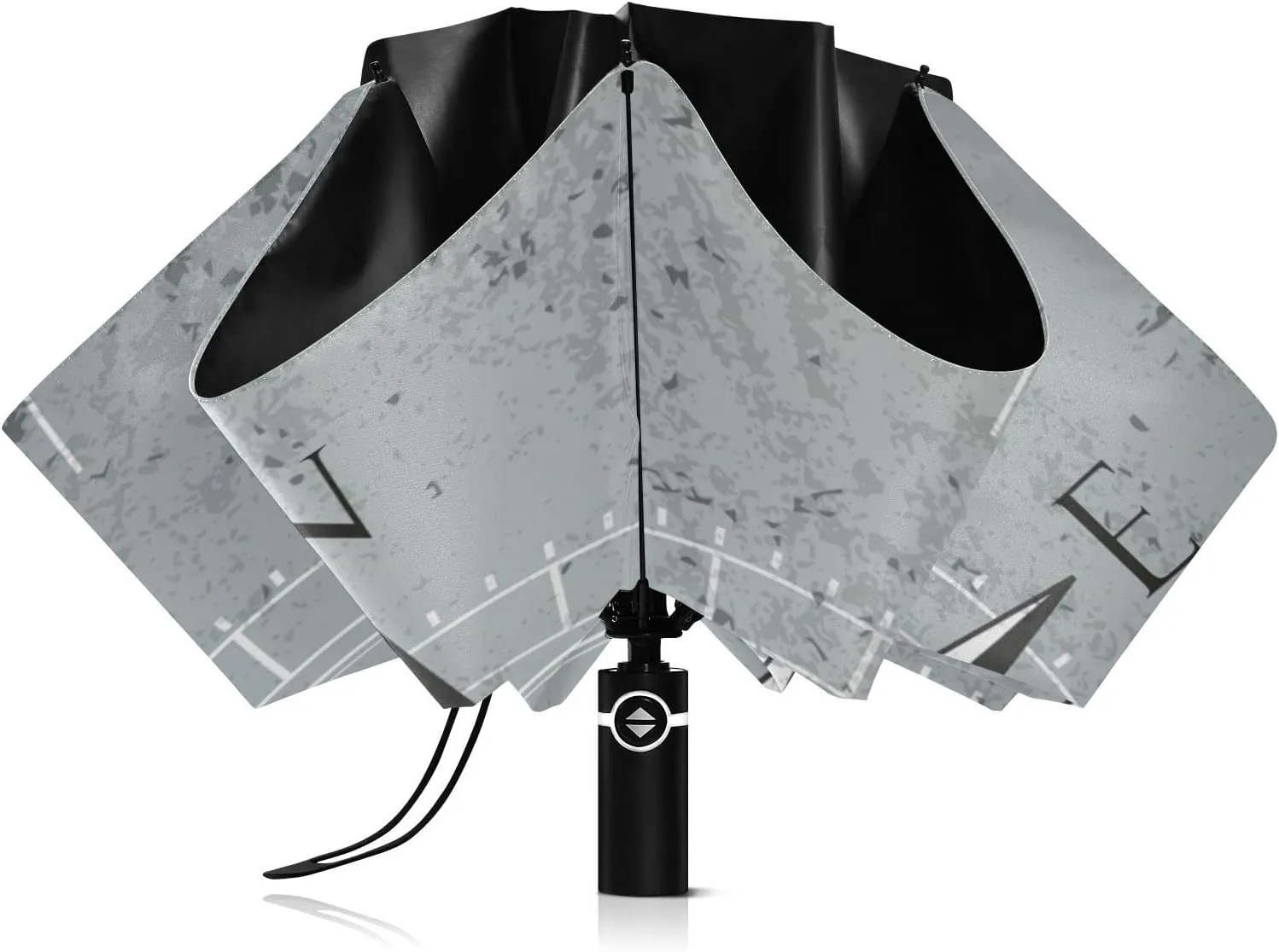 Oyihfvs Automatic Umbrella, Folding Umbrella Reinforced Anti-UV Sun rain Auto Open/Close