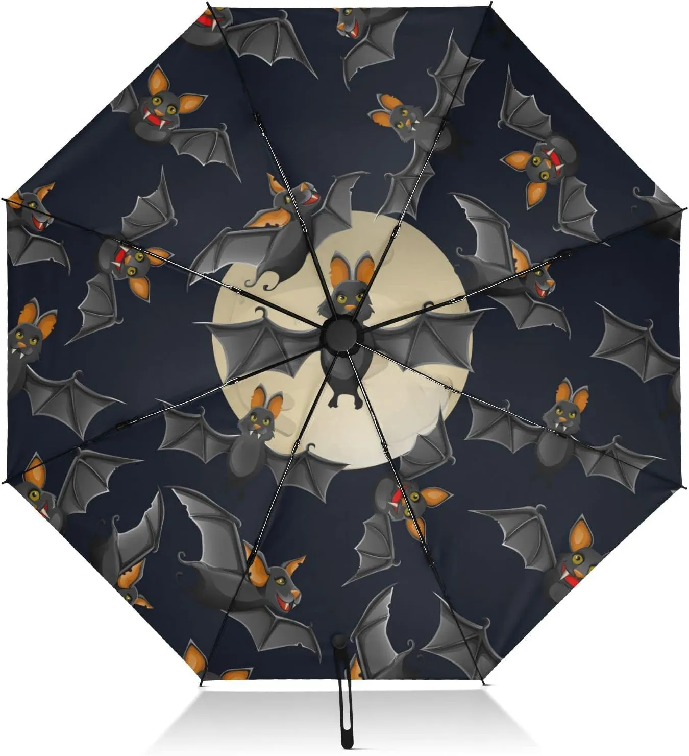 Oyihfvs Automatic Umbrella, Folding Umbrella Reinforced Anti-UV Sun rain Auto Open/Close