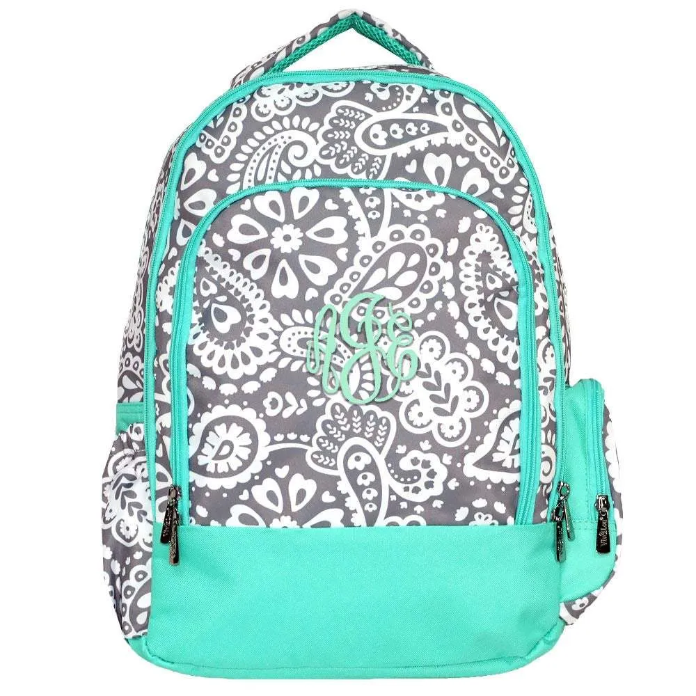 Parker Paisley Computer Backpack