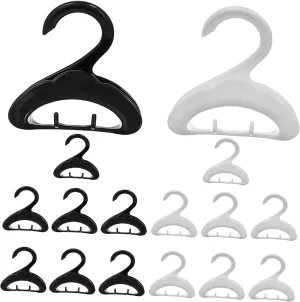 PartyKindom 16 Pack Purse Hangers Bag Hanger Hooks for Closet Strong Sturdy Plastic Multifunctional Handbag Holders